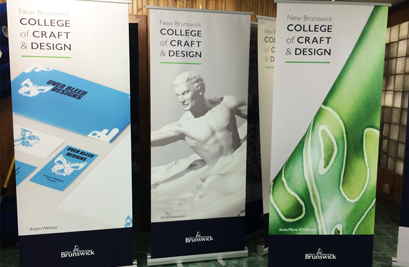NB Craft & Design College banners